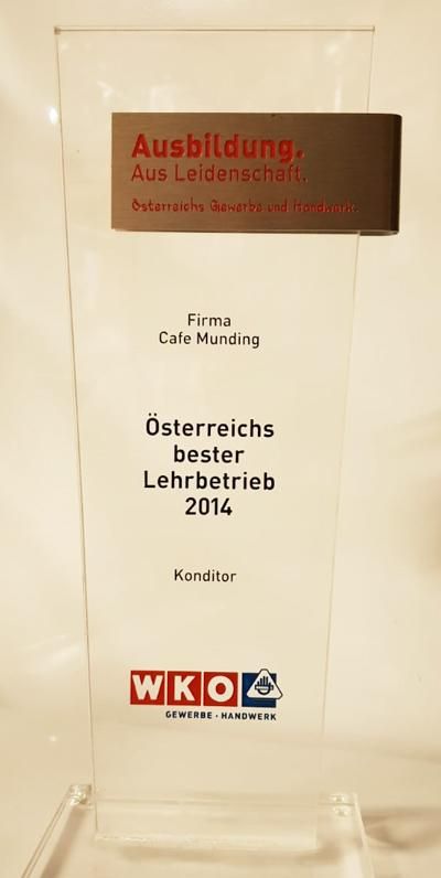 Cafe Munding - Österrreichs bester Lehrbetrieb 2014